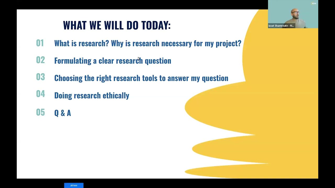 Rise Challenge Workshop: Research