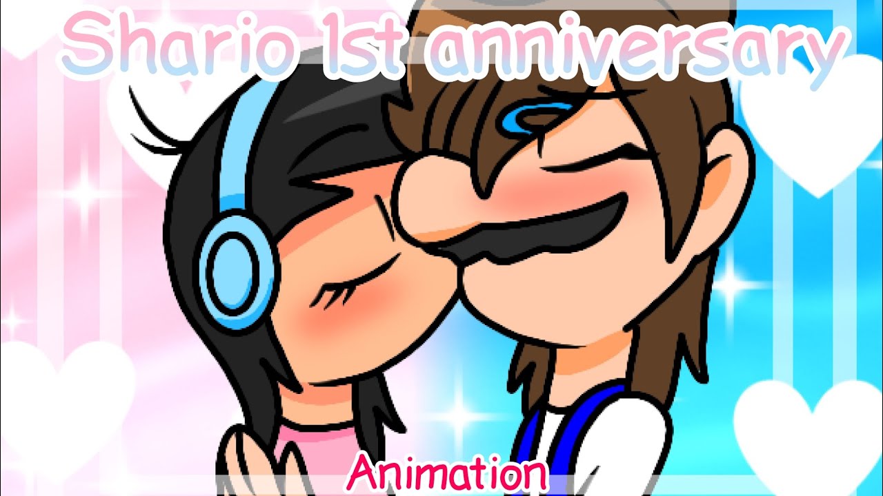Shario 1st Anniversary animation 🩷💙💐💝✨️