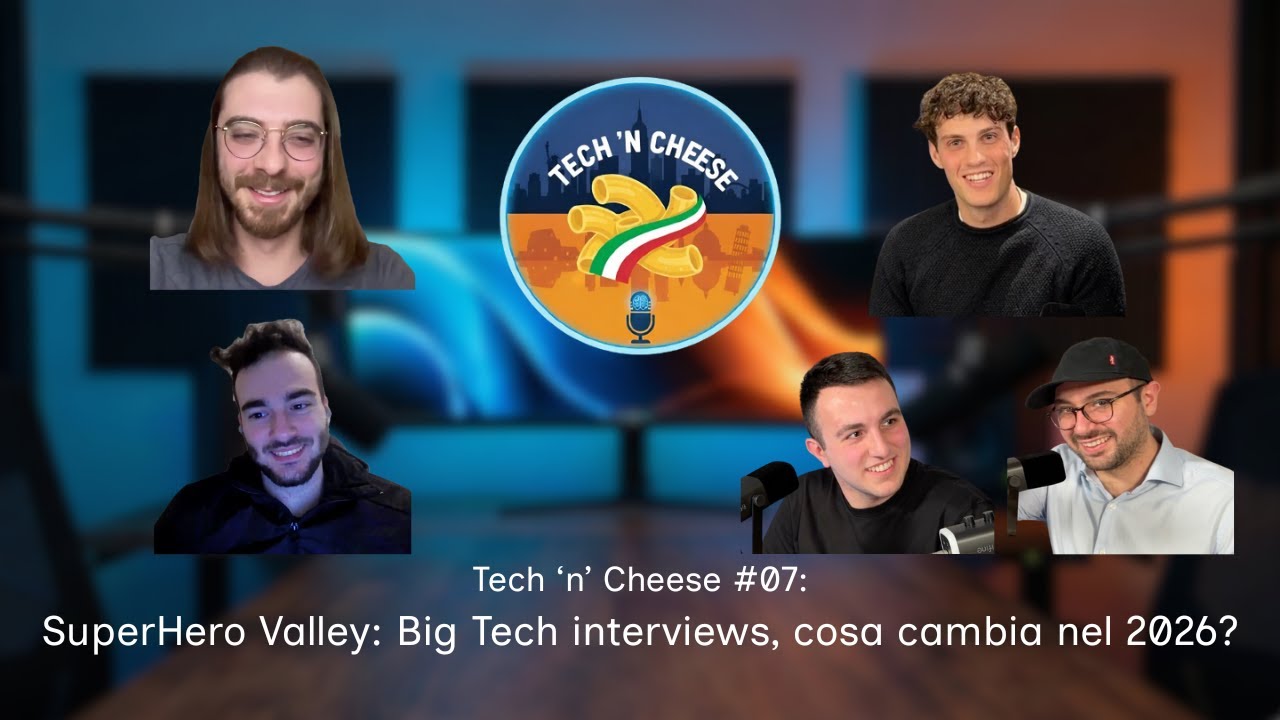 SuperHero Valley: Big Tech interviews, cosa cambia nel 2026? | Tech 'n' Cheese #07