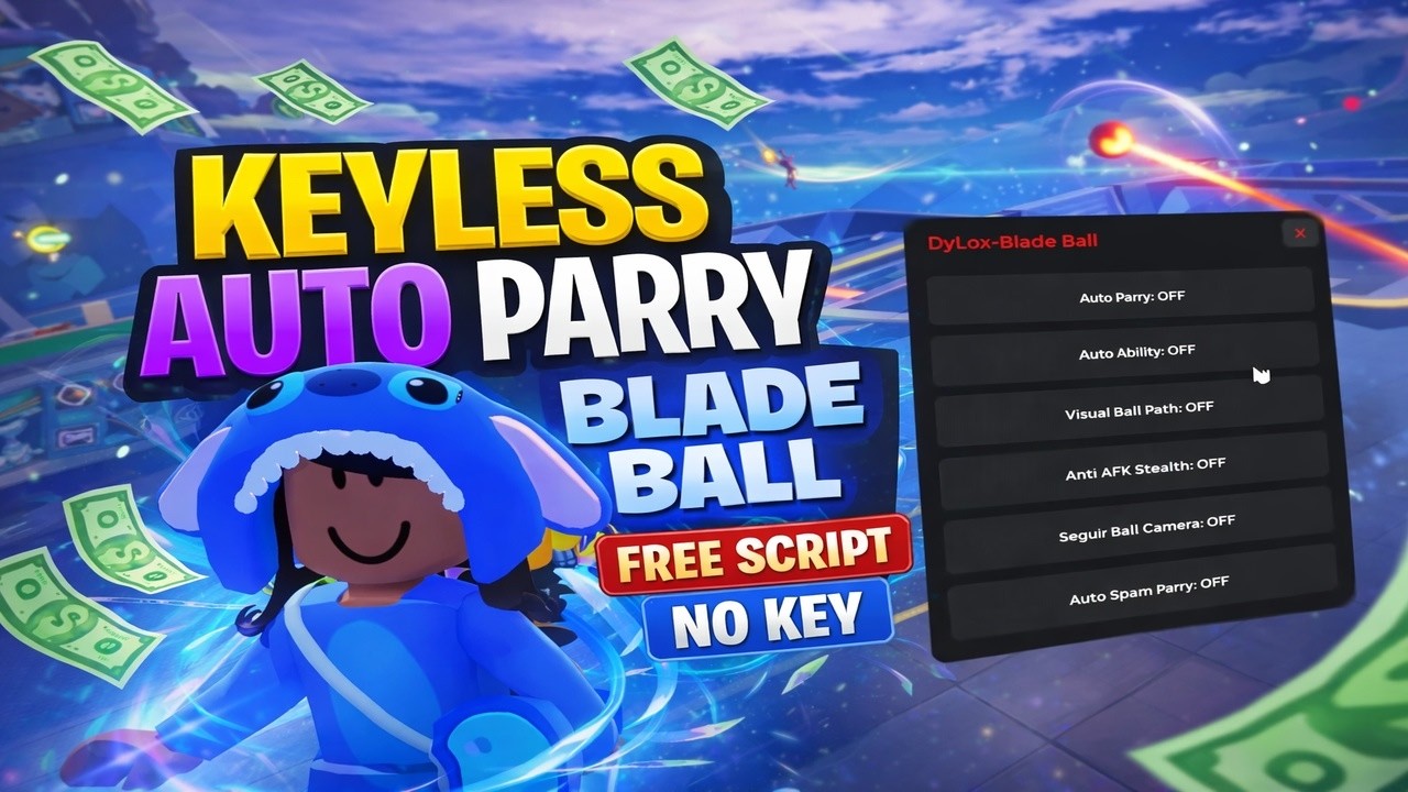 Blade Ball Script *NO KEY* | Perfect Auto Parry, Working Desync, A.I Play, Manual Spam & More!
