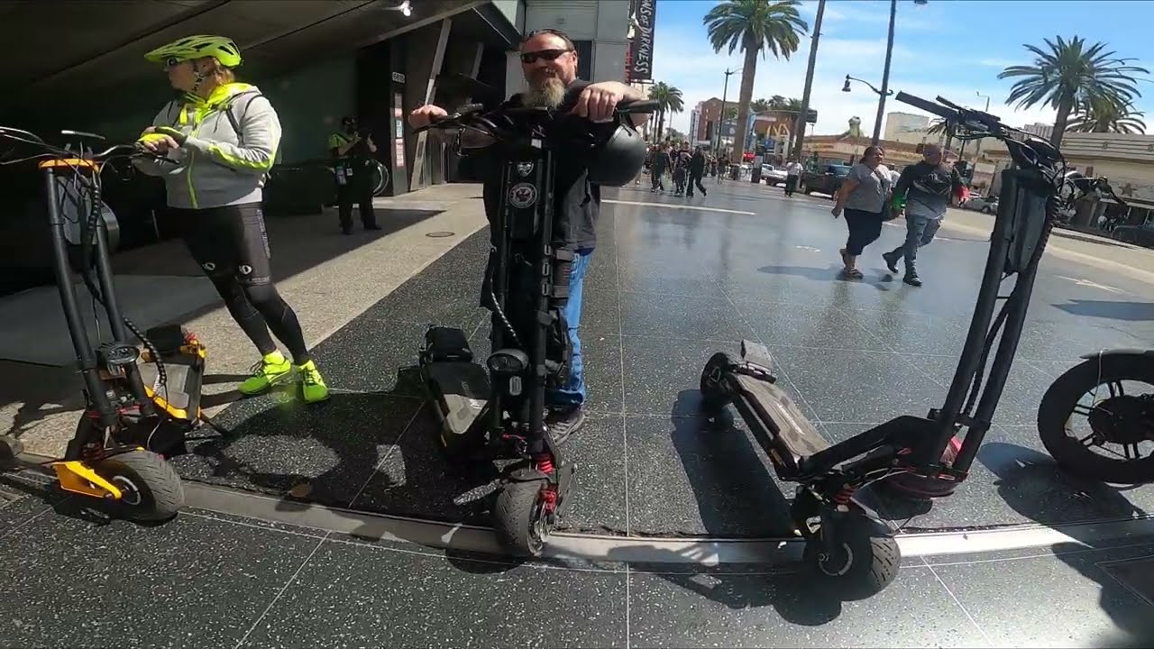 Joined the Electric Scooter Academy Group Ride in Hollywood