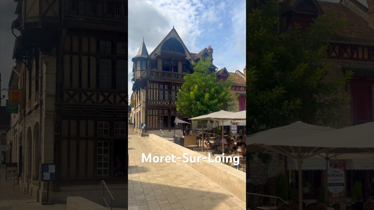 Moret-sur-Loing 🇫🇷  Beautiful small town near Paris  #travel #paris #moretsurloing #프랑스