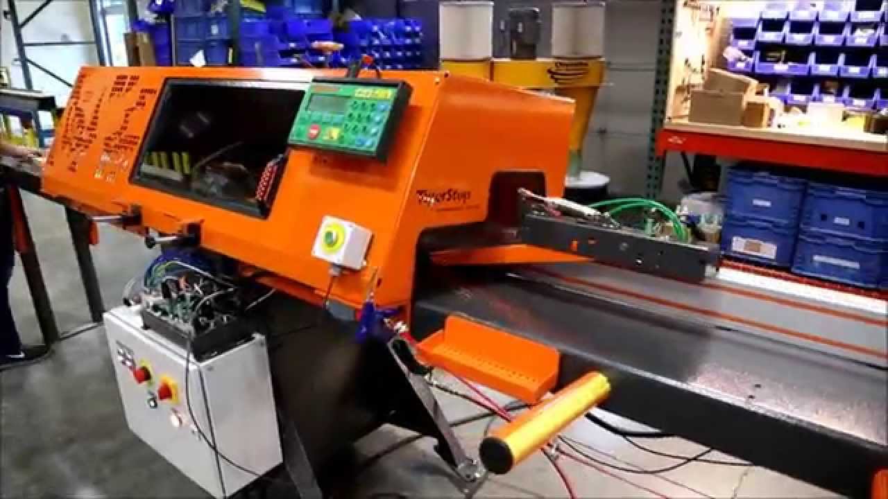 TigerSaw1000 Crayon Defect Marking & Optimizing Crosscut Saw System