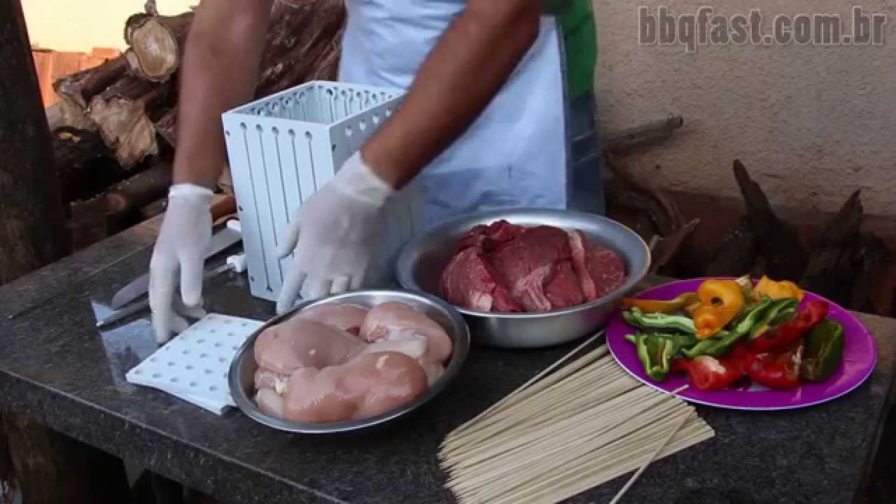 BBQ - Fast - Gabarito Formador de Espetinhos