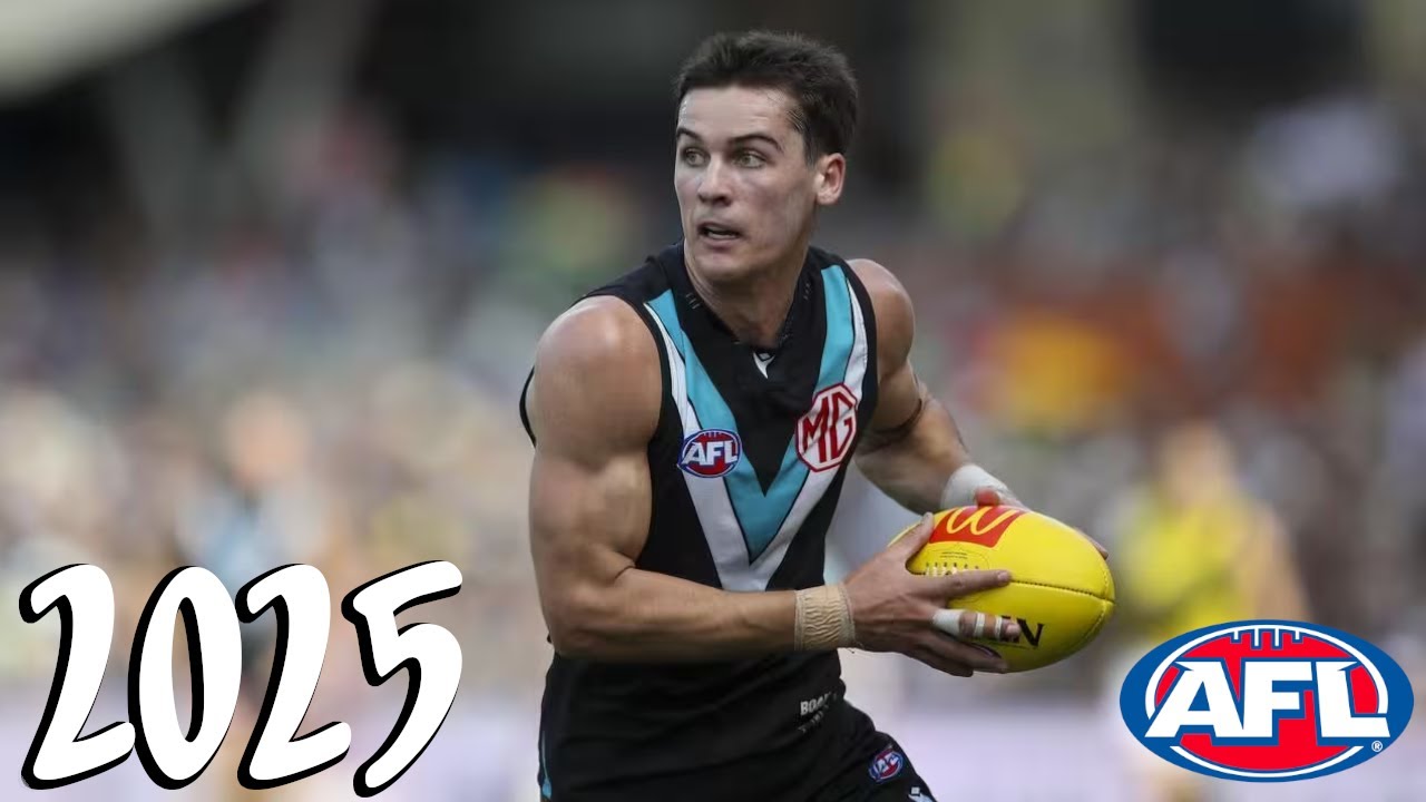 Connor Rozee | AFL Highlights 2025 | Port&rsquo;s Captain Shines Again