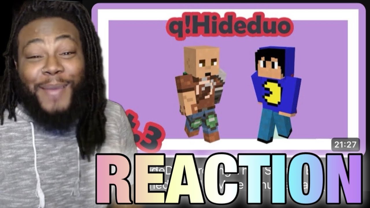 Q!HideDuo доказывают, что им стоит пожениться ещё 21,5 минуты, гей! (QSMP) | РЕАКЦИЯ