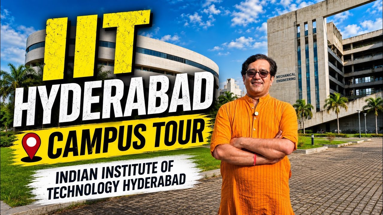 Inside IIT Hyderabad Campus 😍 | India's Most Beautiful IIT? Full Tour with Mohit Tyagi