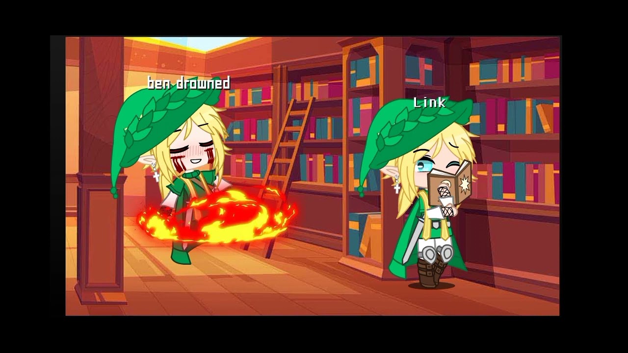 ben drowned x link zelda no gacha club