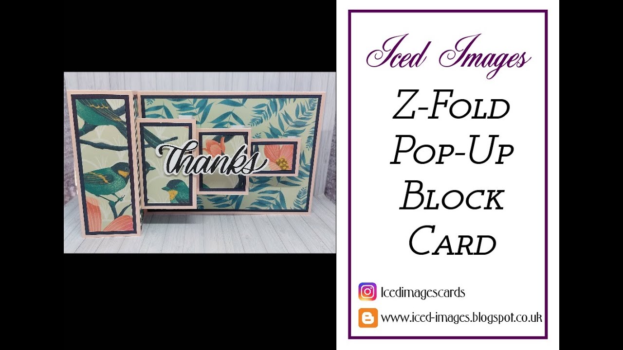 Z Fold Pop Up Block Card