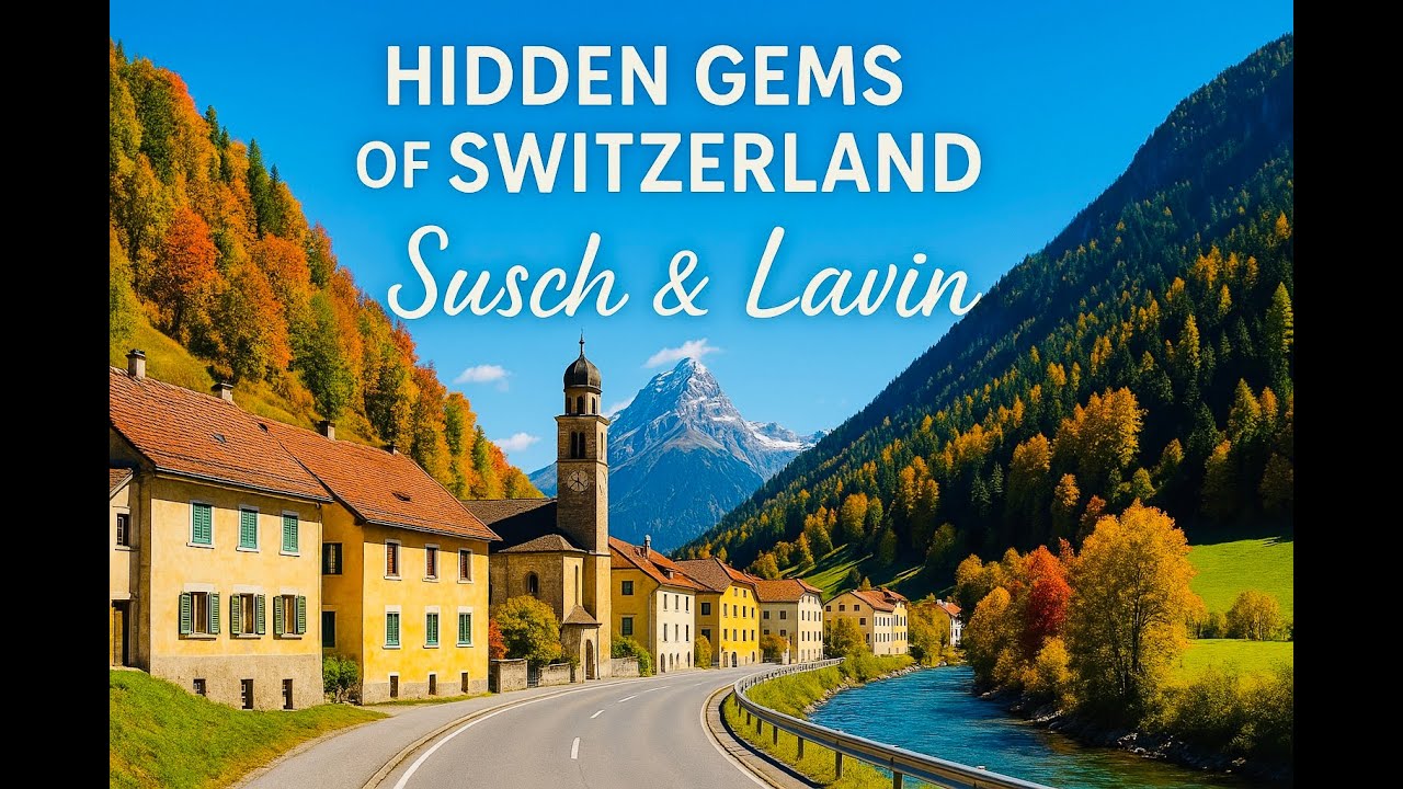 [4K] Walking Through Time | Discovering Switzerland’s Susch & Lavin 🇨🇭