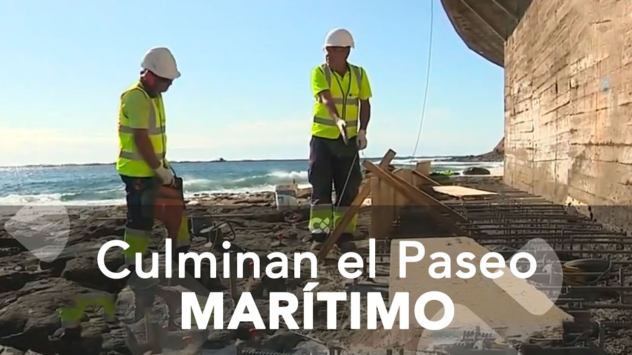 Telde culmina las obras de protección del paseo marítimo de Salinetas