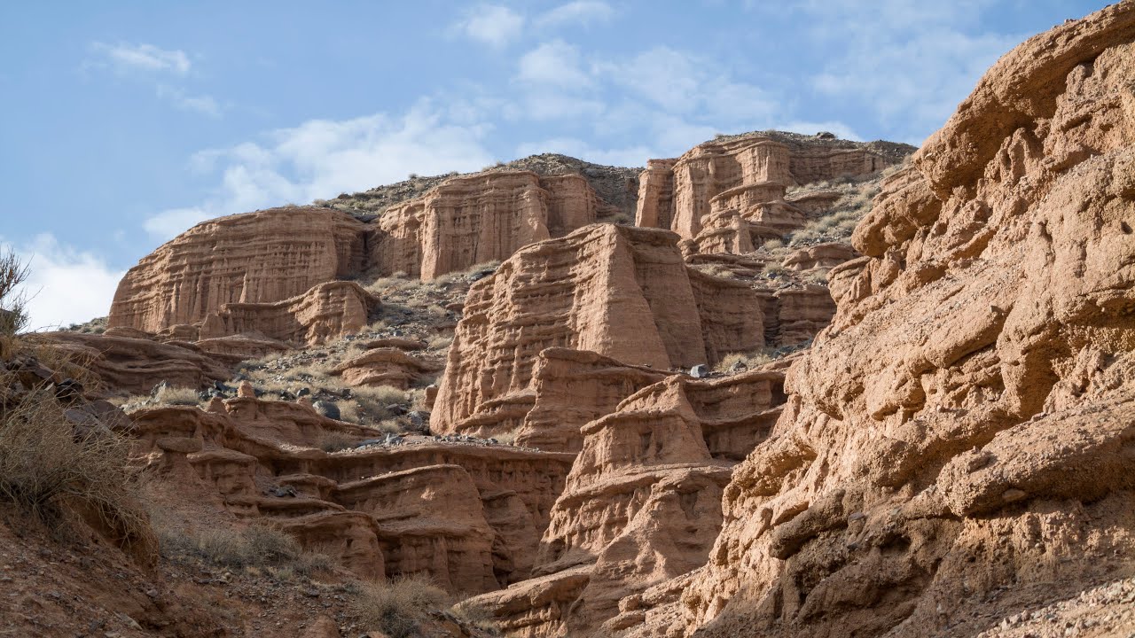 Kyrgyzstan in November 2025 Part 1 - Burana tower, Kok Moynok canyon and Issyk Kul Lake