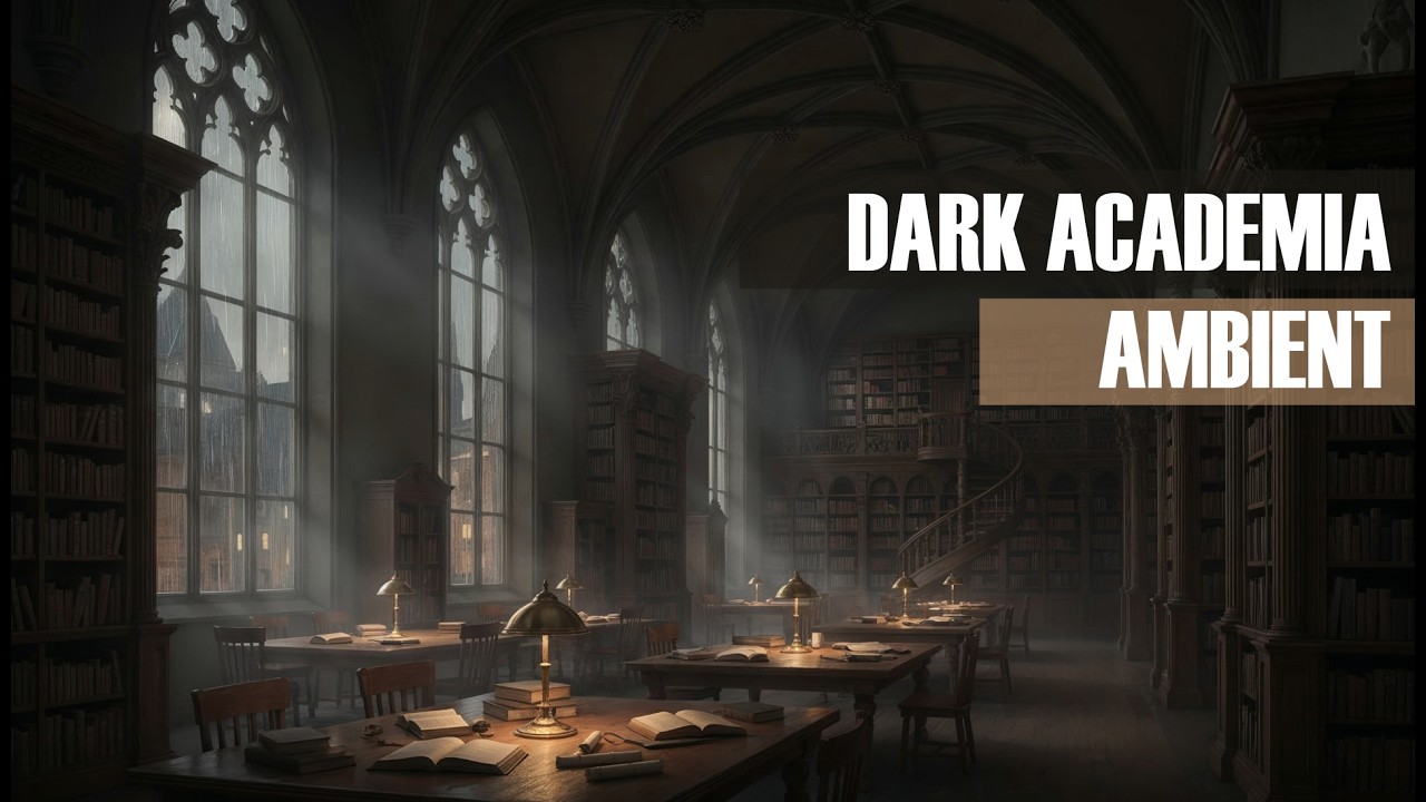 Dark Academia Ambient | Reading & Study Music (2 Hours) | Umbra Libris