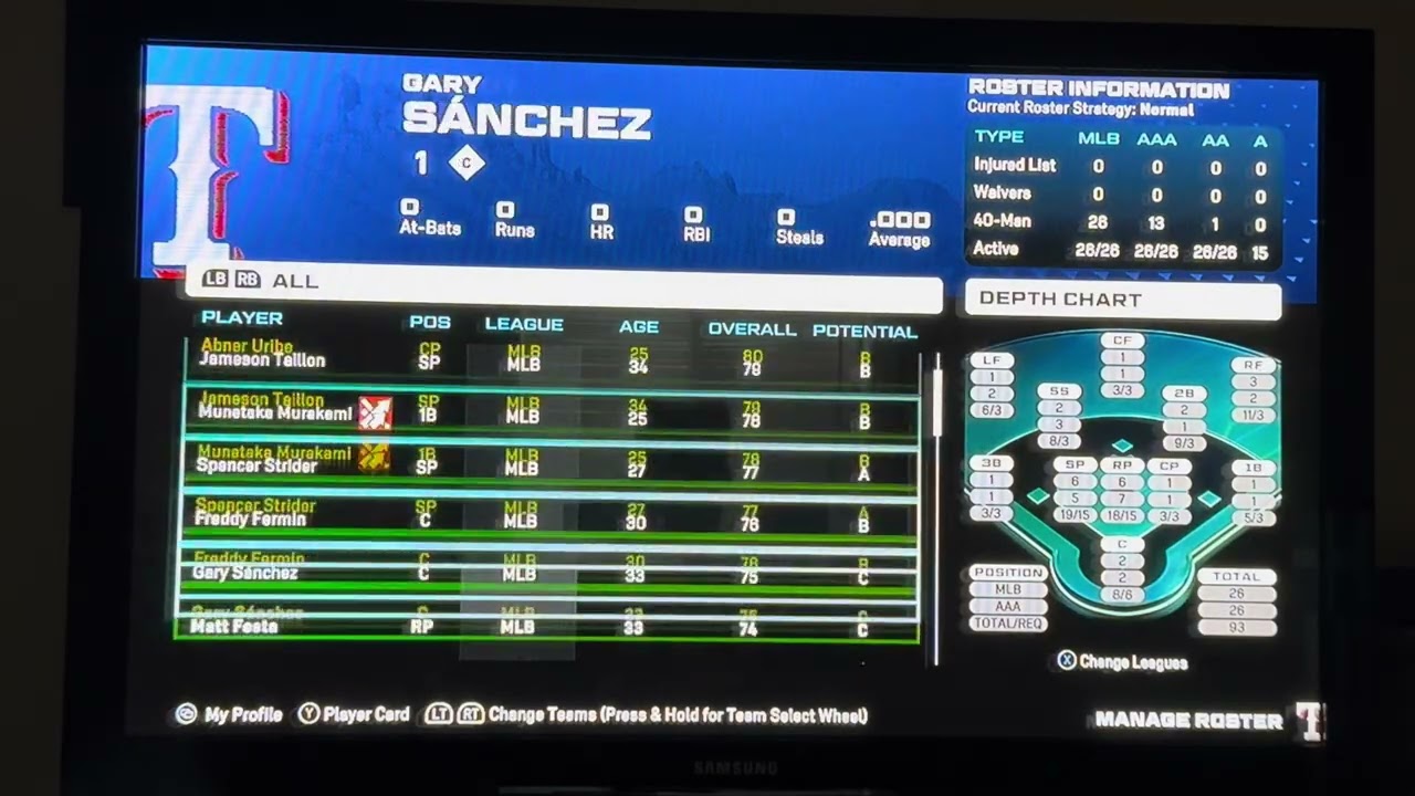 Как отпустить игрока в режиме франшизы в MLB The Show 26