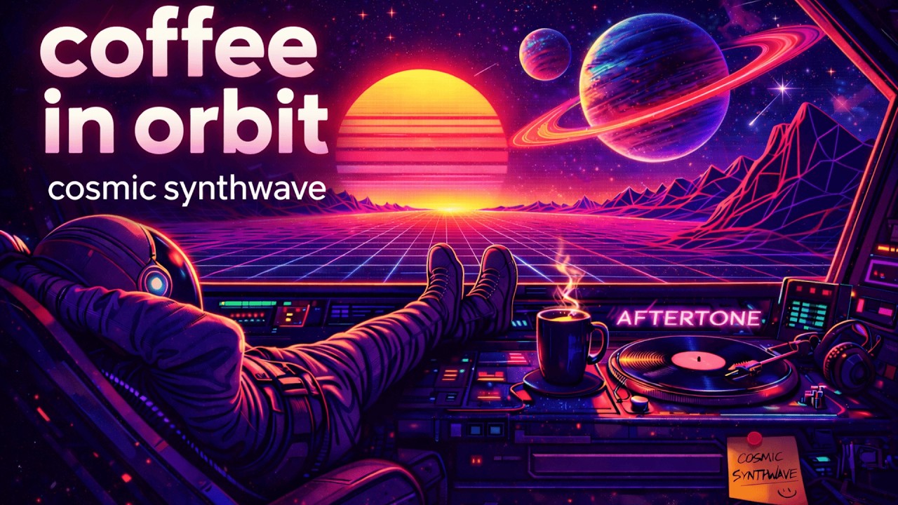 coffee in orbit — cosmic synthwave | an aftertone mix