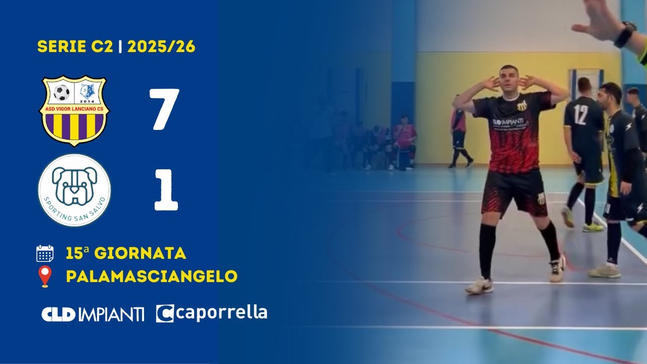 Serie C2 | Vigor Lanciano - Sporting San Salvo 7-1 (Gol & Highlights) | 15ª Giornata 2025/2026