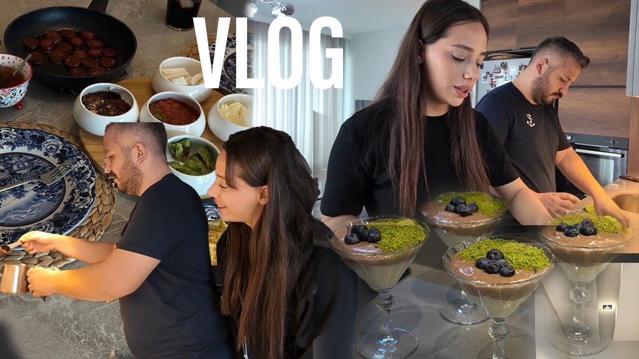 TOLGA İLE PAZAR GÜNÜMÜZ!Kahvaltıya Yardım Aldım,Tatlıyı Tek Başıma Yaptım|Tüm Gün Mutfaktaydım,VLOG