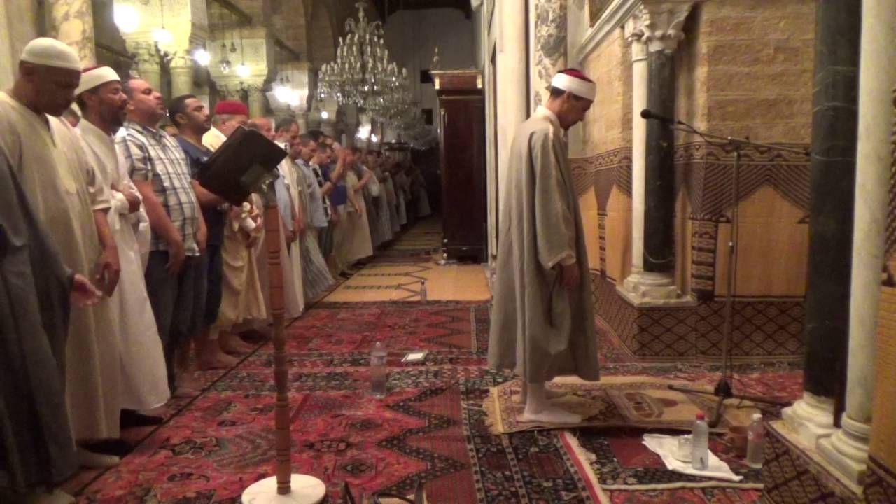 صلاة العشاء برواية ورش بجامع الزيتونة للشيخ العربي الكثيري ليلة 7 رمضان 1437 - السبت 11 جوان 2016