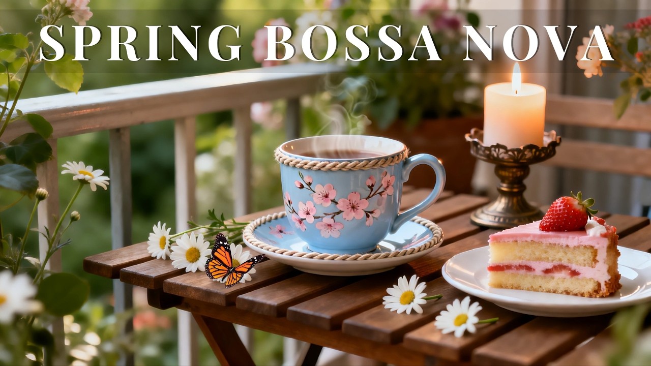 Uplifting Bossa Nova | Positive February Jazz & Bright Spring Morning Cafe Ambience