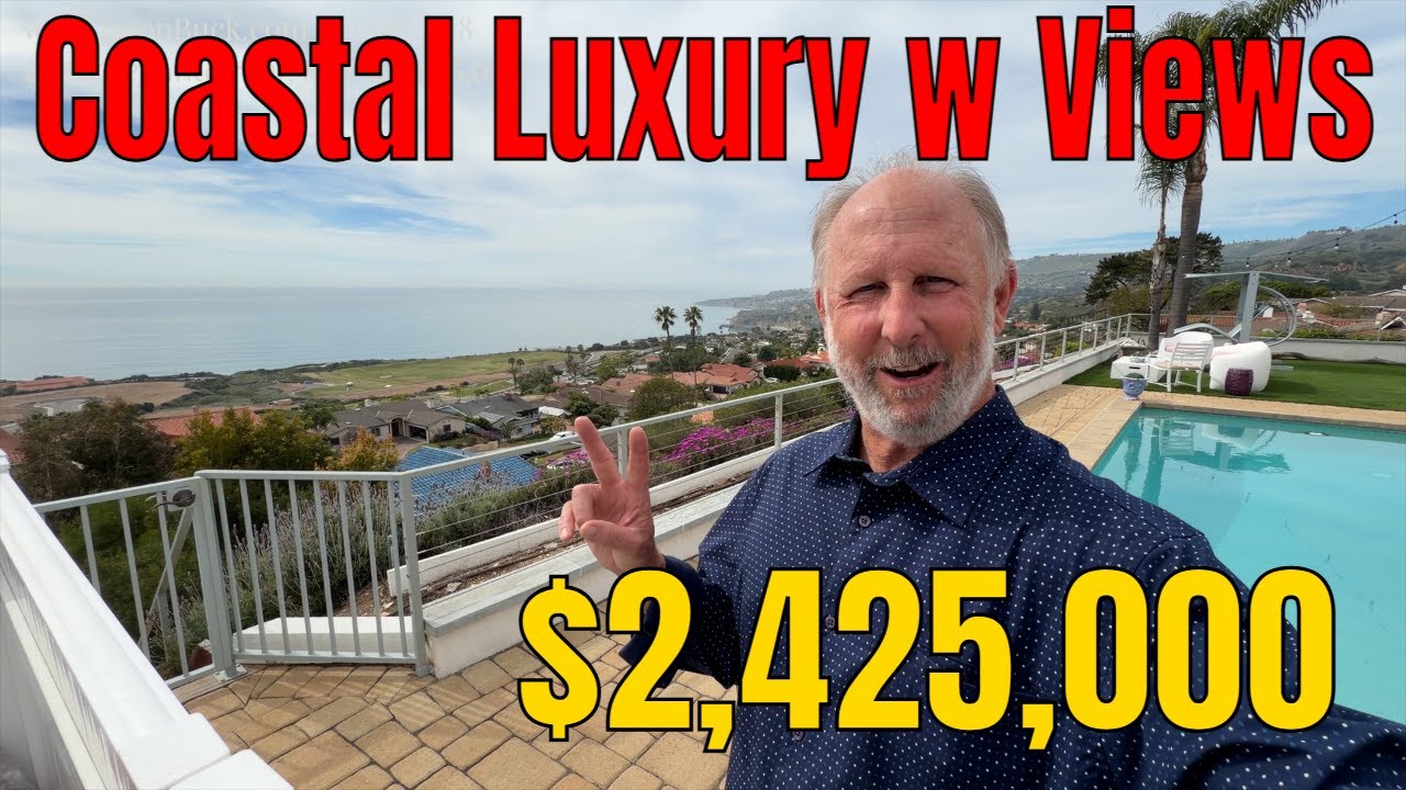 Incredible Panoramic Ocean View Modern Beach Home for Sale in Palos Verdes at 32333 Phantom Dr