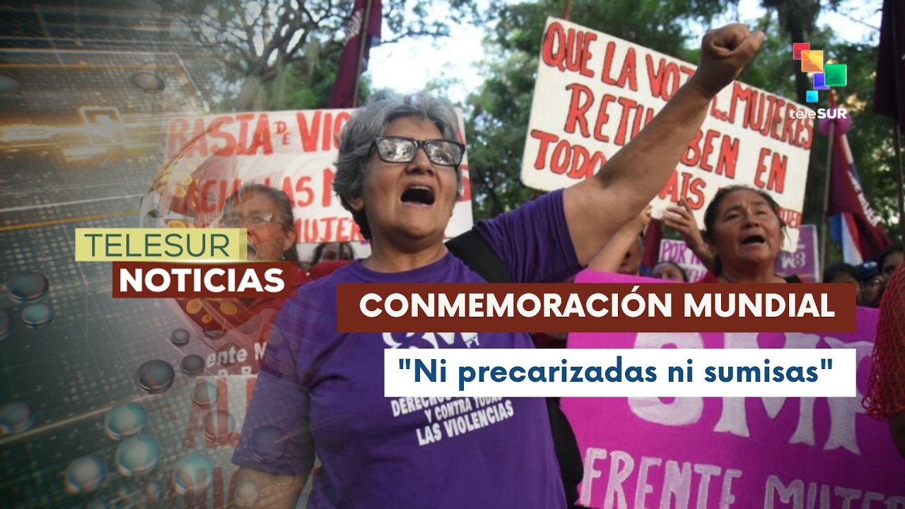 Mujeres en Paraguay marchan el 8M contra el abuso infantil