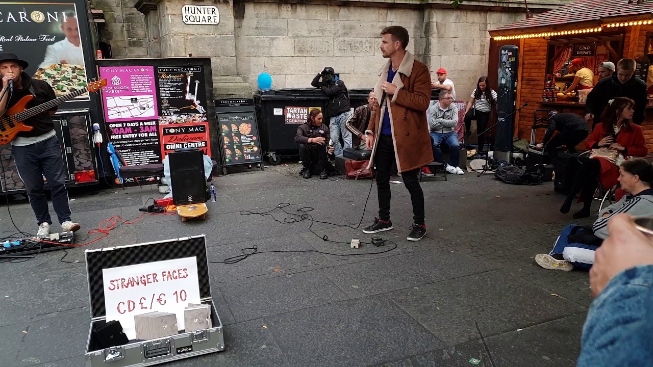 Stranger faces @ Maximon aka Wojtek Gasiorowski @ Hunter Square Edinburgh