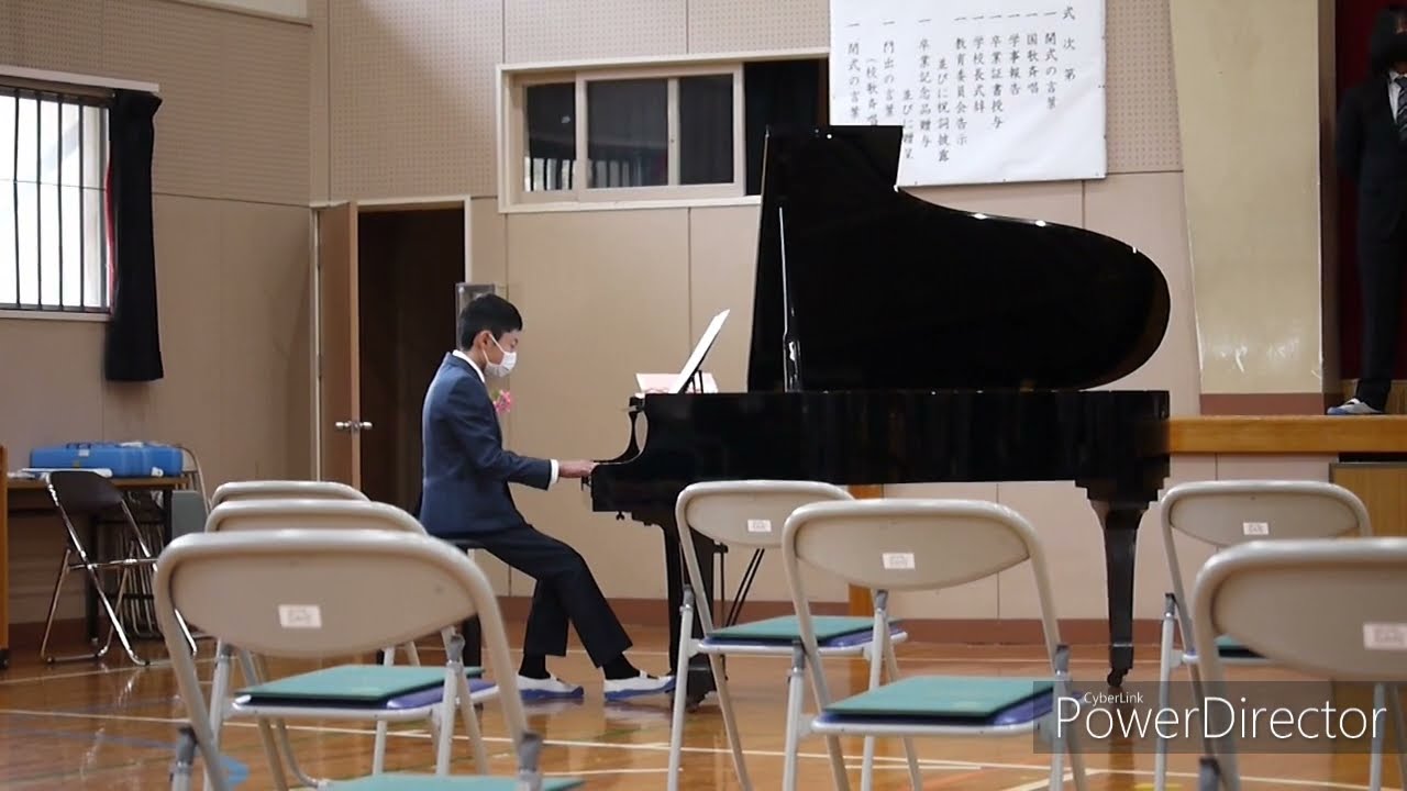 旅立ちの日に伴奏　2022小学校卒業式