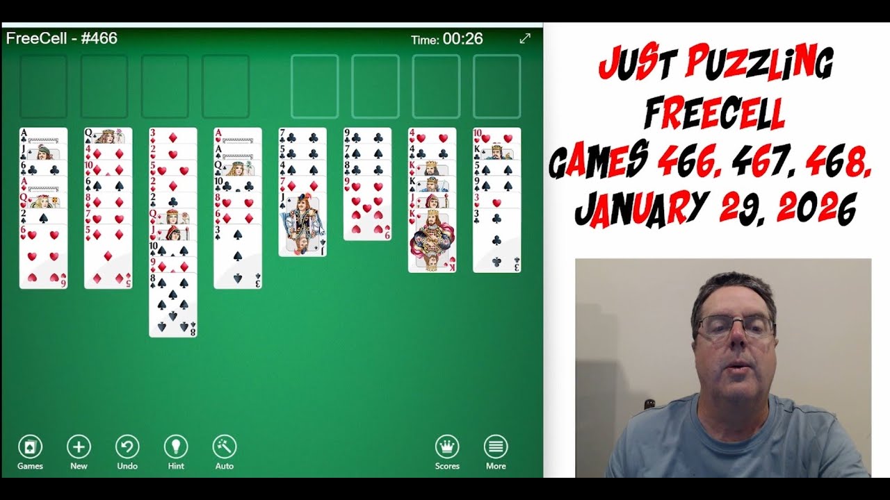 Learning Freecell By Doing and Explaining Games 466, 467 and 468