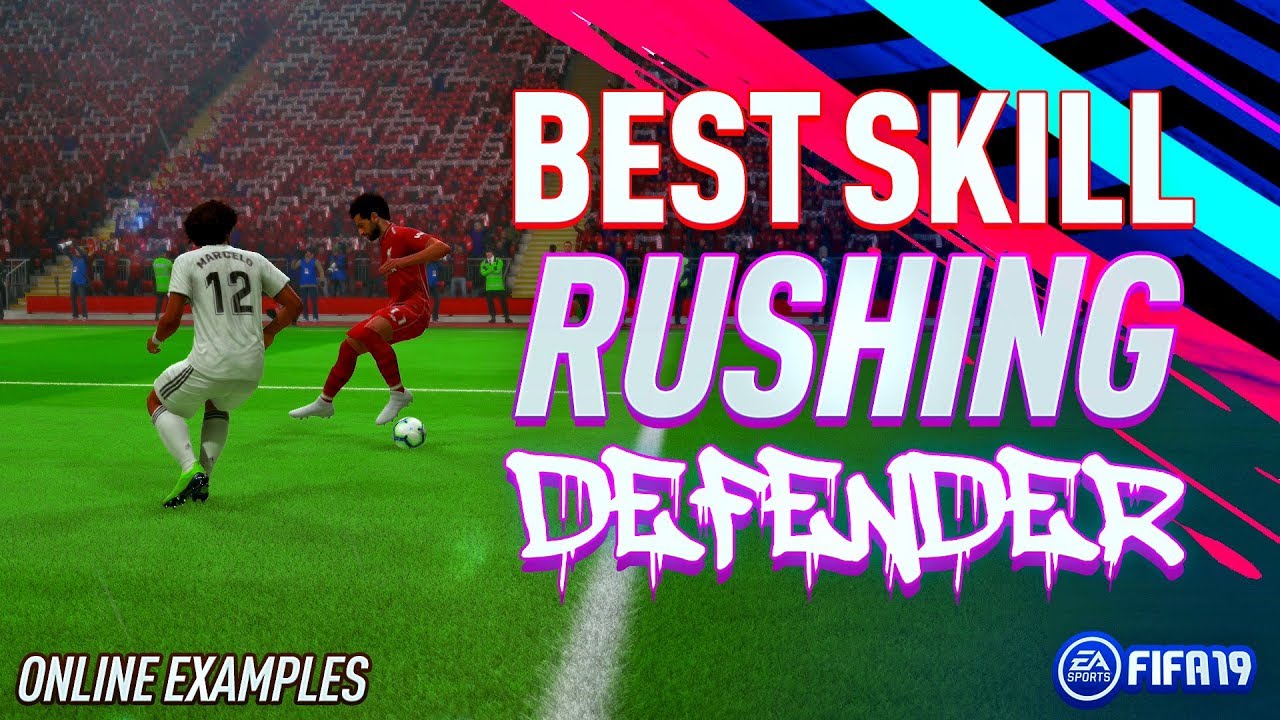 BEST SKILL MOVE TO BEAT RUSHING DEFENDER - Fifa 19 Roulette Tutorial