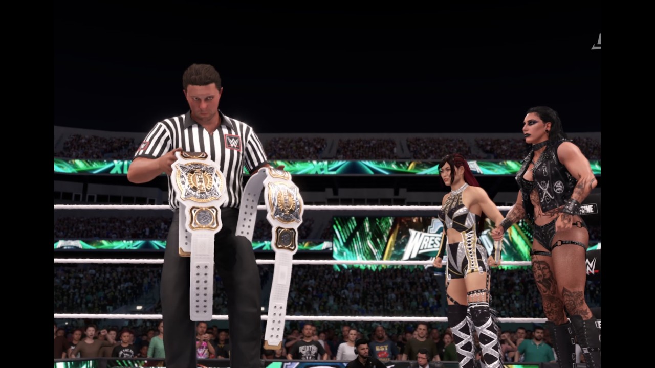 WWE 2K25 RHEA RIPLEY & IYO SKY VS  ASUKA & SU YUNG WRESTLEMANIA 40