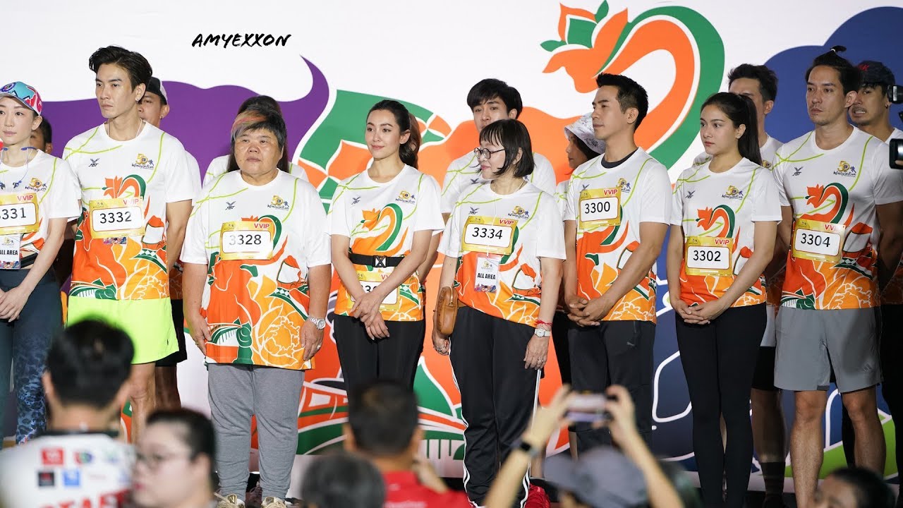 Pope Thanavat - Bella Ranee - Toey Pongsakorn at Ch3 Infinity Run 23Feb20 (Part 1/4) | AmyExxon