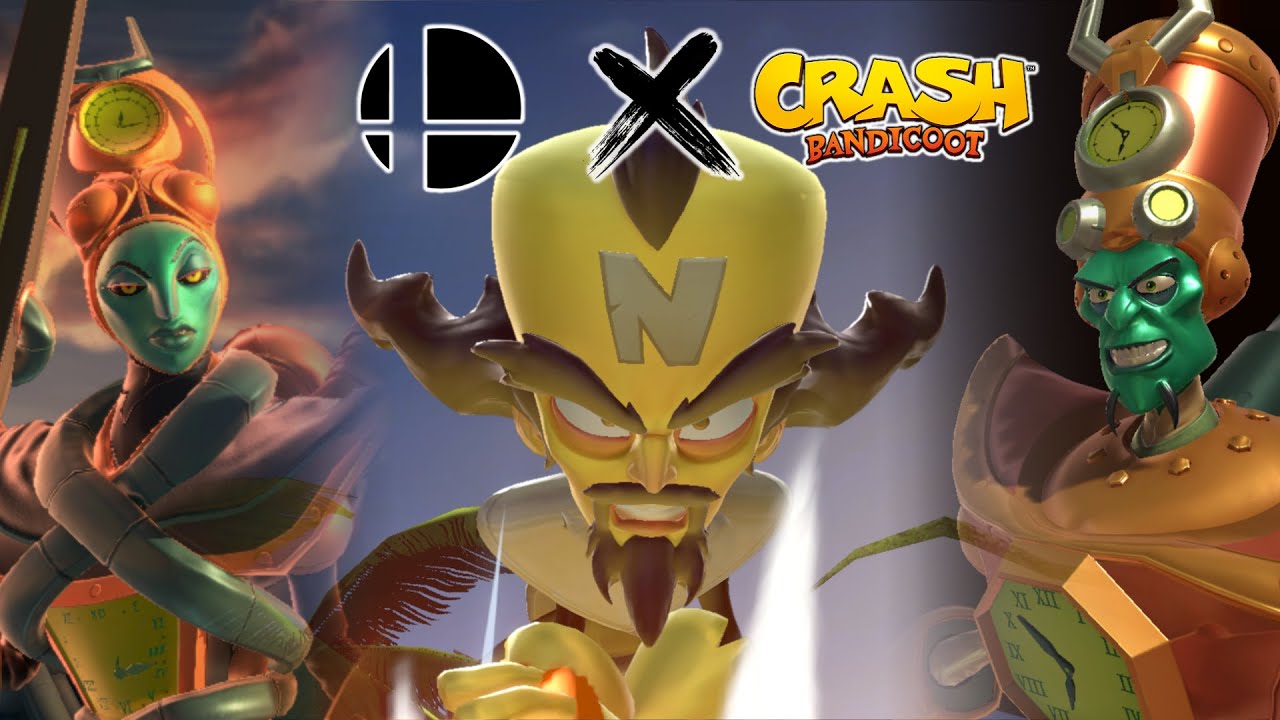 Super Smash Bros. Ultimate - N. Cortex and N. Tropy mod