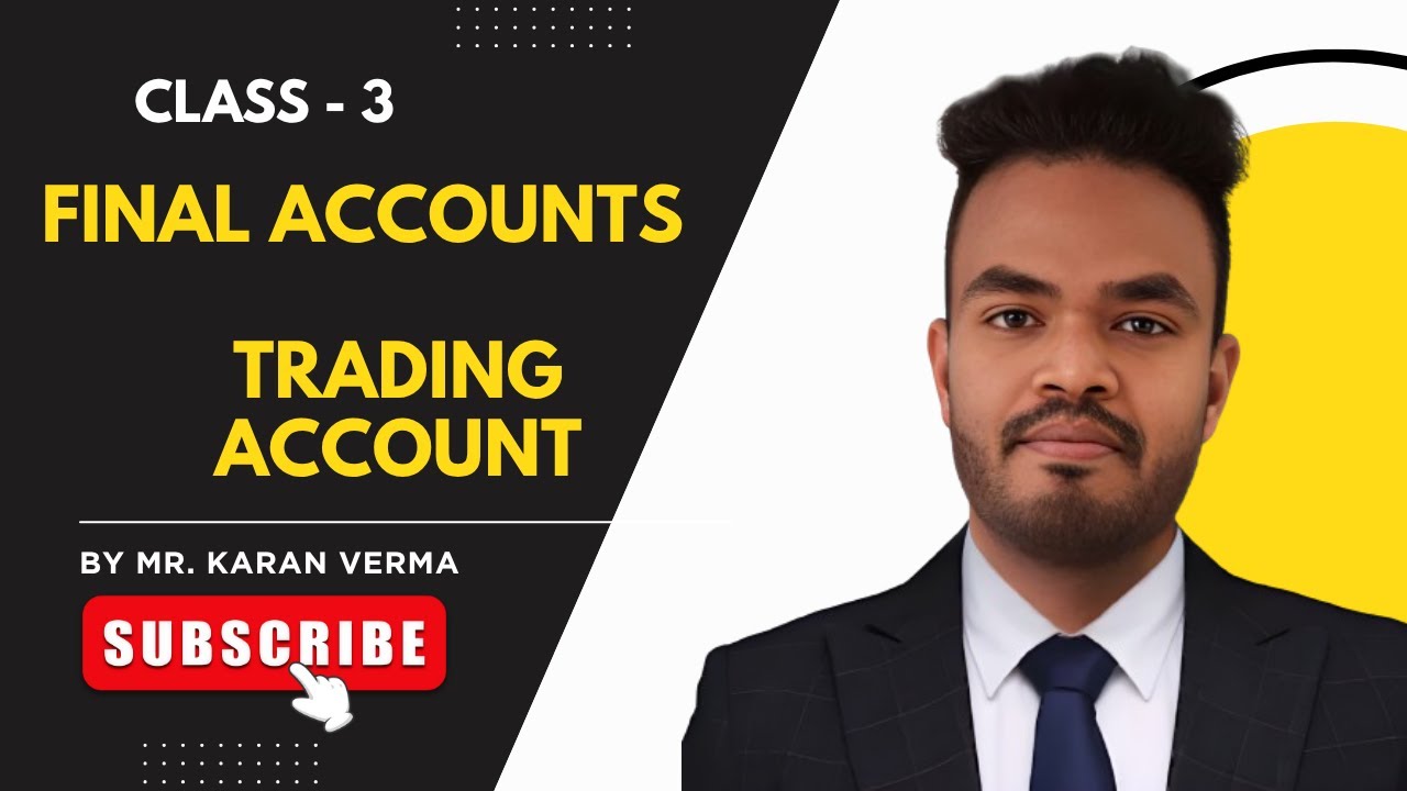 Trading Account with a Practical Question & Solution/11TH/12THCLASS/#mba/ #commerce/ #accounting