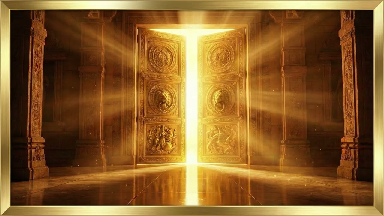 💰 Kuber’s Golden Door Opening | Money Attraction Luxury Screensaver | Vastu Energy ✨