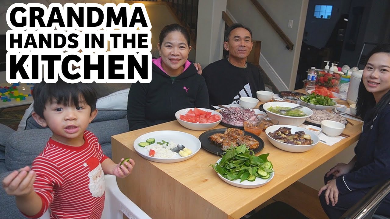 GRANDMA COOKED FOR US - A Very Traditional Vietnamese Feast