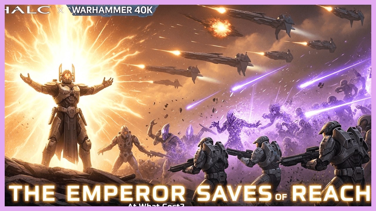 What If The Emperor of Mankind Came Into The Halo Universe? | Halo x Warhammer 40K