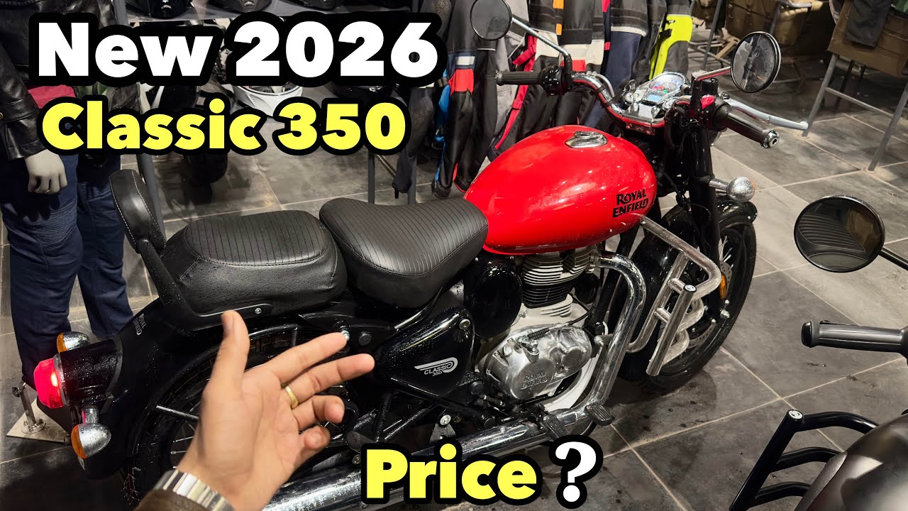 New 2026 Classic 350 Base Model Red Color 2026 price features review video #classic350bs6 