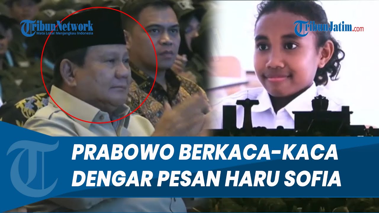 PRABOWO TERHARU! hingga Berkaca-kaca Dapat Pesan dari Sofia, Siswi SMP Sekolah Rakyat dari Kupang