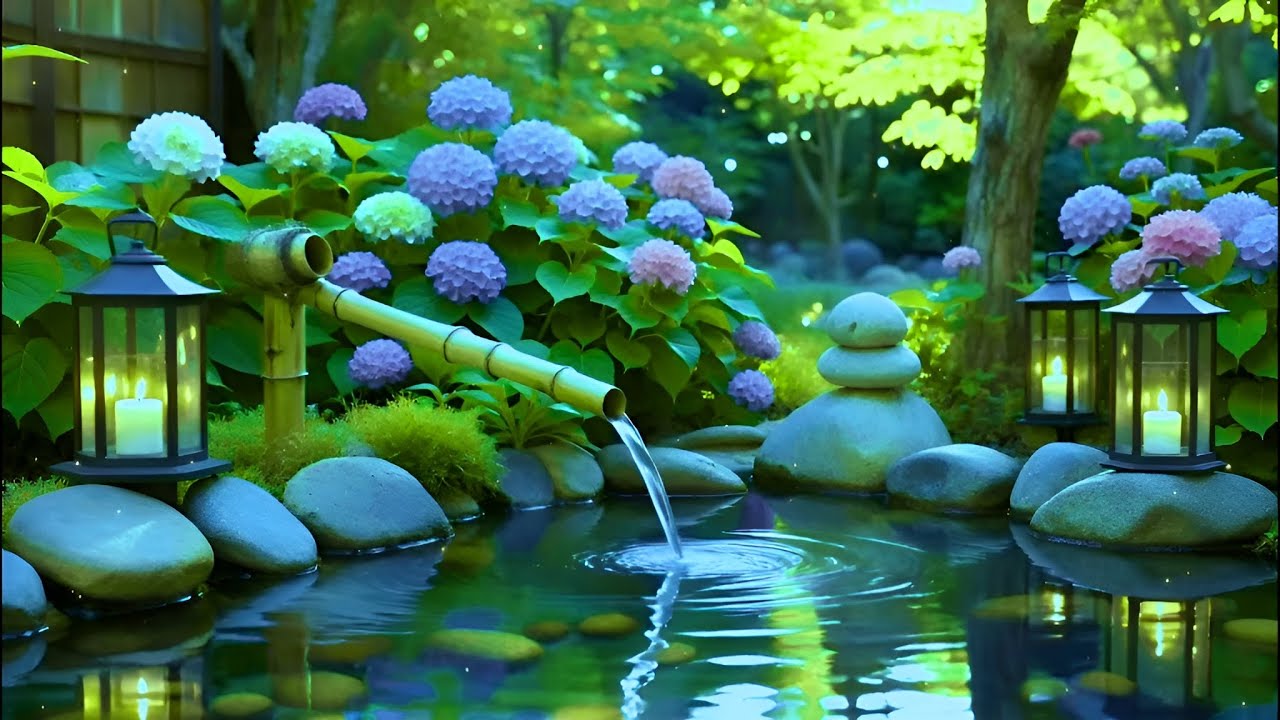 Relaxing Music for Healing + Water Sounds 🌿 Eliminate Stress, Anxiety & Emotional Fatigue