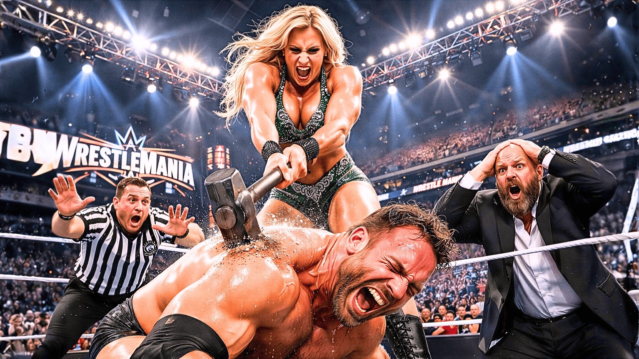Шарлотта Флэр против Эл Эй Найта • WrestleMania • 12 марта 2026 г. 👑🗣️ #charlotteflair #laknight