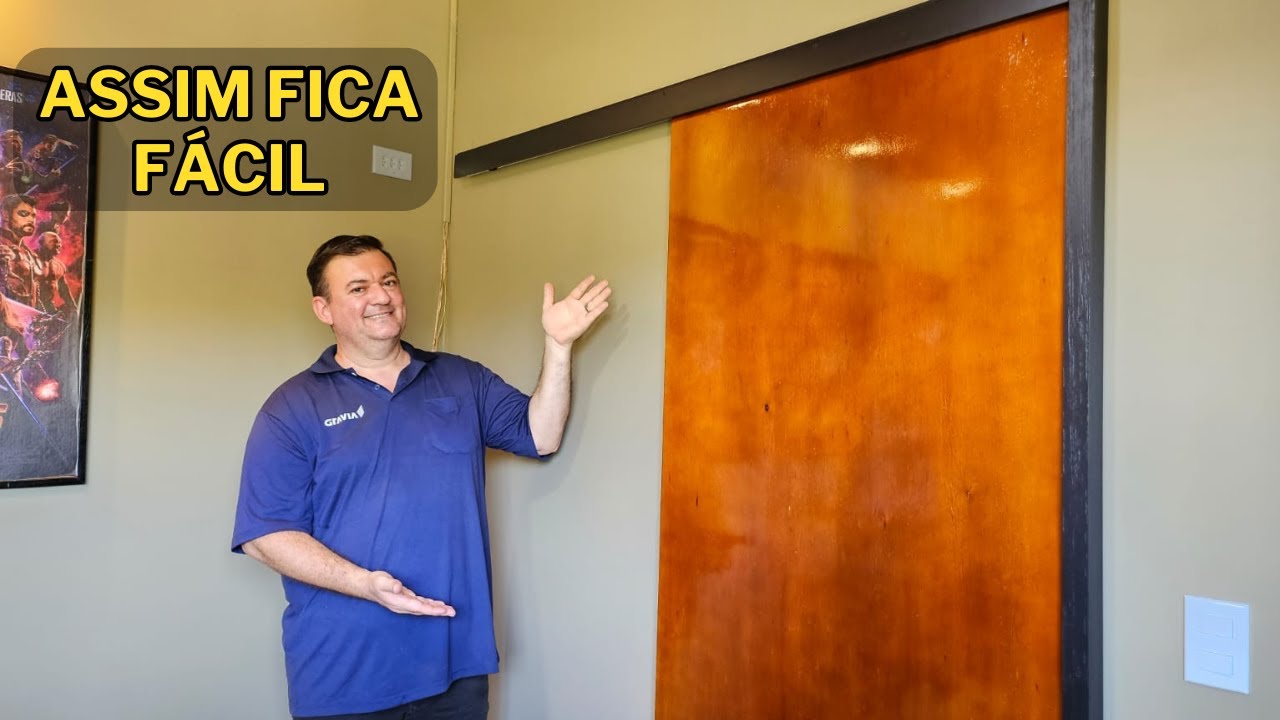 Como Instalar Porta de Correr de Madeira em Drywall