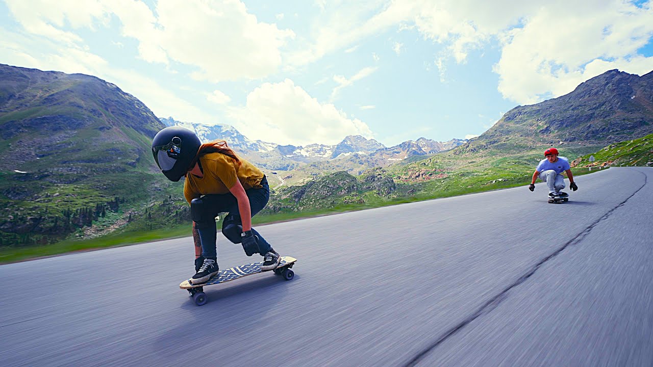 Longboard Mountain Speed Skate: Wolf Heiau and Mirko Paoloni