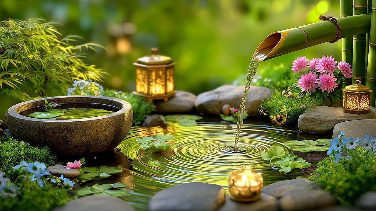 Deep Sleep Bamboo Ambience 🌙 Cure Insomnia, Quiet Thoughts, Stress Relief & Total Calm