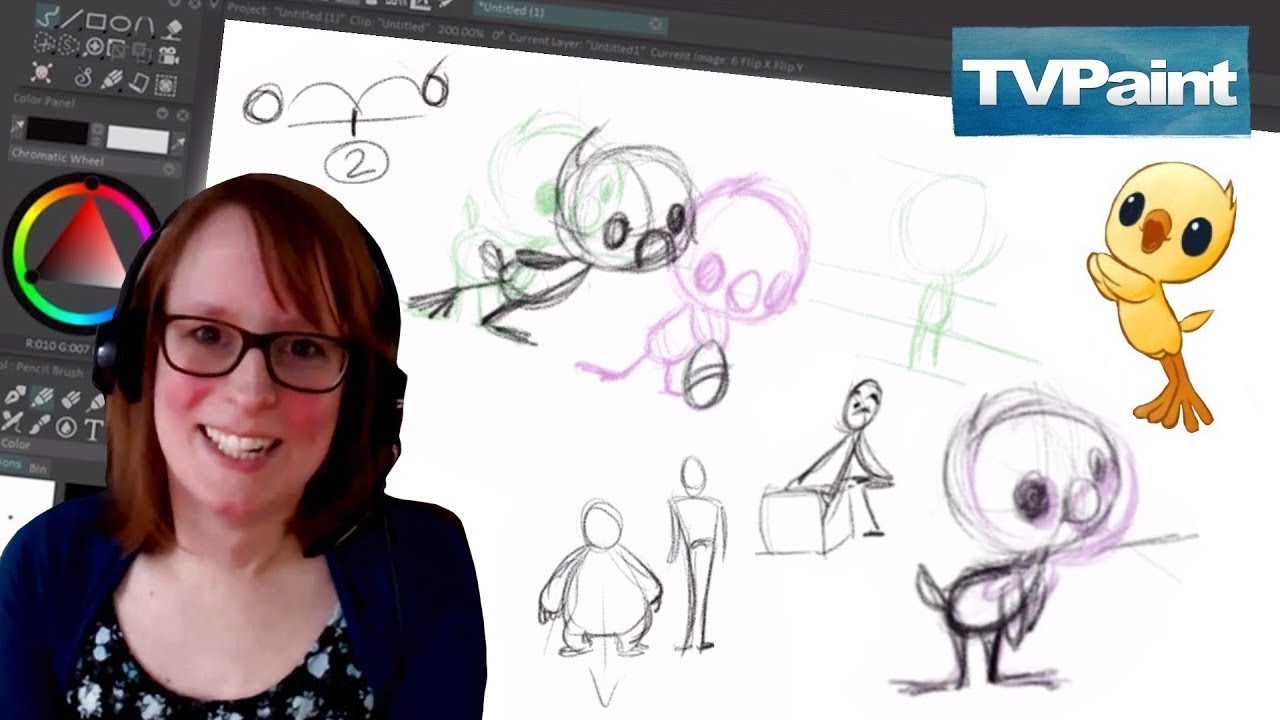 How to design and animate a character with Nanda Van Dijk | TVPaint interview