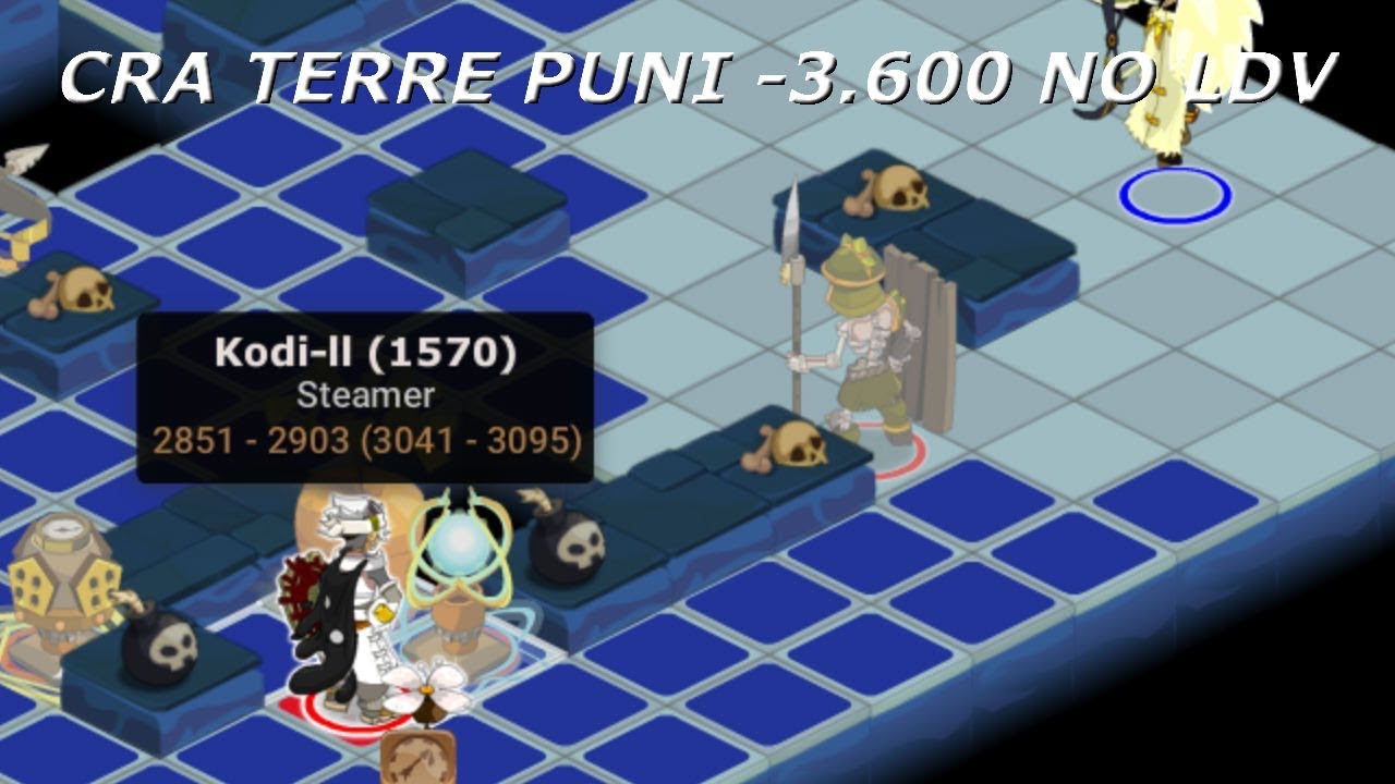 [DOFUS] Cra terre 2.45 koli 1v1,puni -3.600 SANS LDV?!
