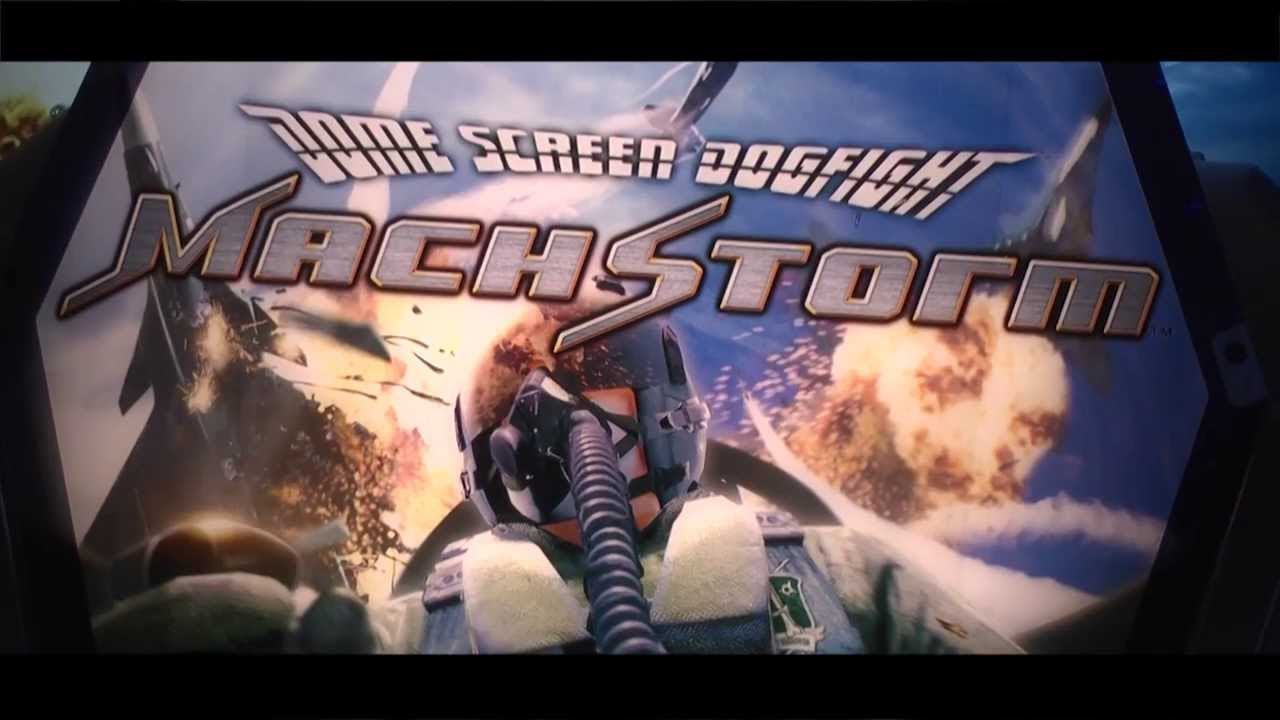 Mach Storm Dome Screen Dogfight Arcade Game First Person Aviation  Simulator