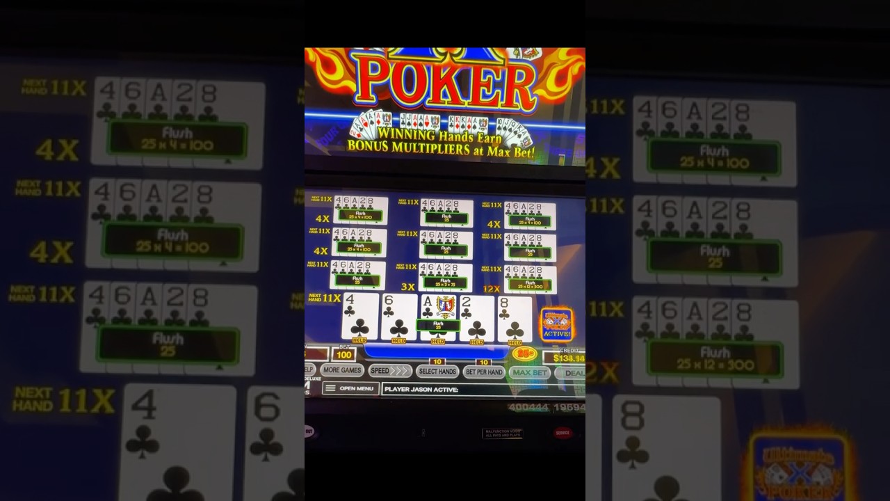 Сыграл флеш на ставке в 25 долларов - Ultimate X Poker - Случайная ставка привела к разочарованию :(