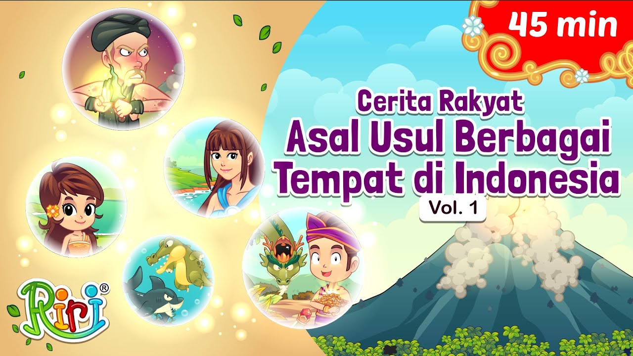 Asal Usul Danau Toba dan Daerah Lainnya di Nusantara | Dongeng Anak Bahasa Indonesia | Cerita Rakyat