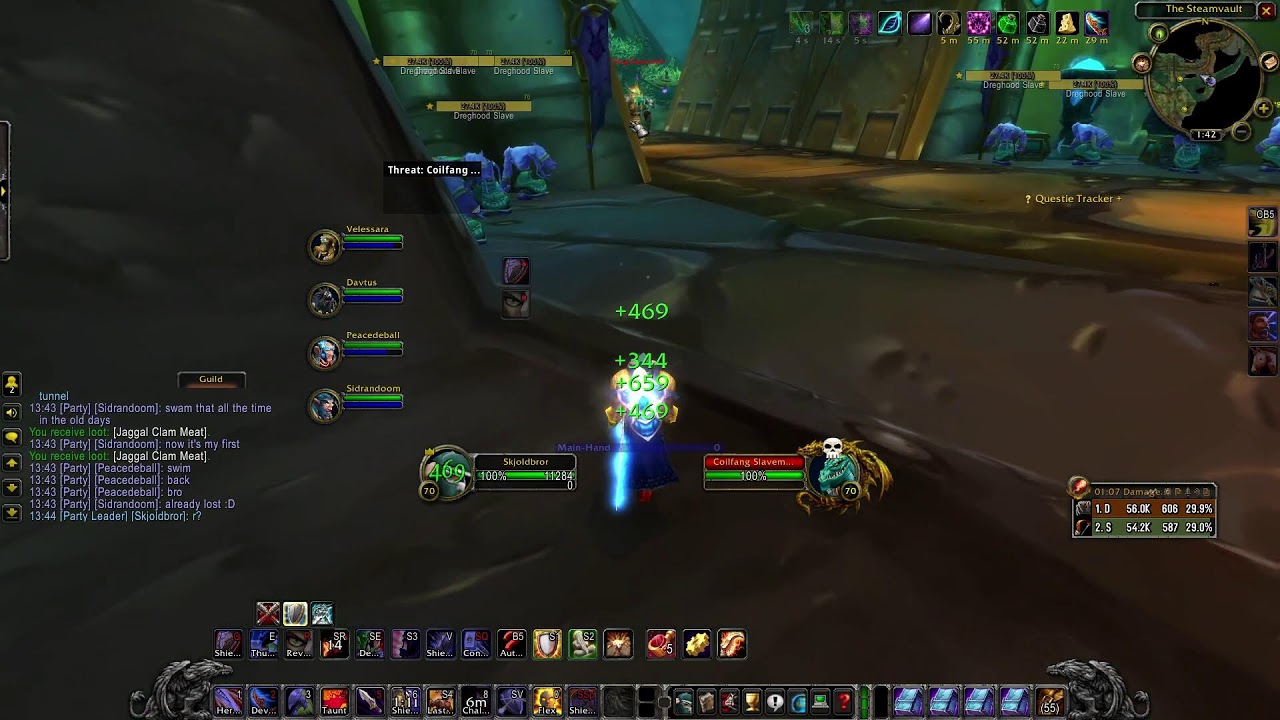 Prot Warrior - Heroic Dungeons, Learning tanking :D