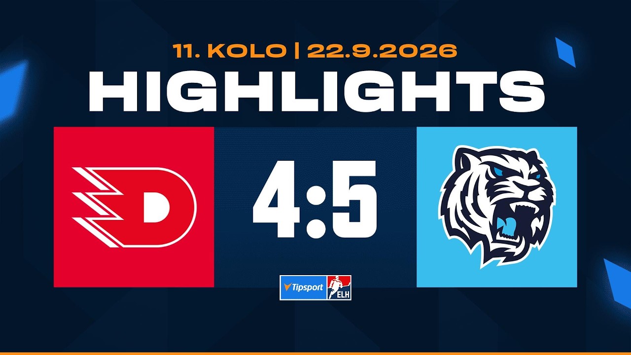 Highlights | HC Dynamo Pardubice vs. B&iacute;l&iacute; Tygři Liberec 4:5 | 22.09.2026